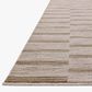 Amber Lewis x Loloi Cali 6"7" x 9"2" Ivory and Tobacco Area Rug, , large