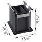 Blanco Inteos Under the Sink Storage Organizer Bag XL in Black, , large