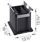 Blanco Inteos Under the Sink Storage Organizer Bag XL in Black, , large