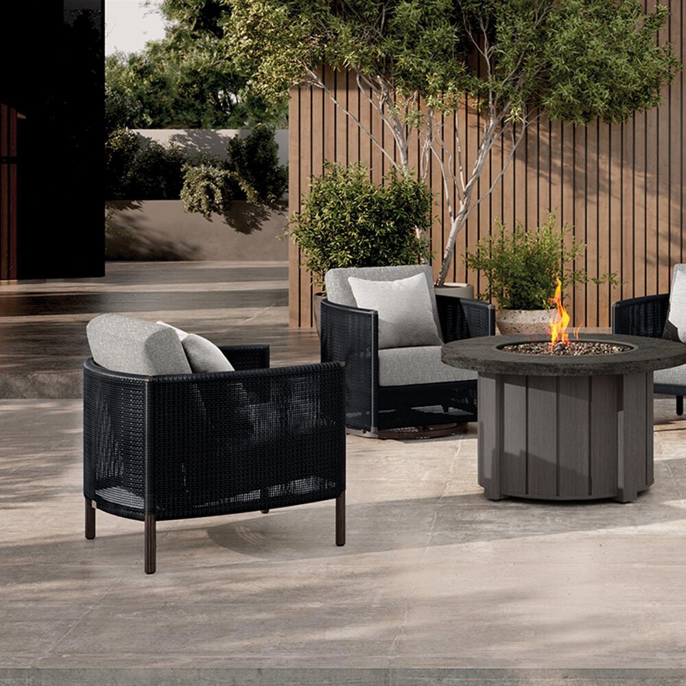 Ebel Outdoor Furniture Orleans Outdoor Club Chair in Keane Pewter, , large
