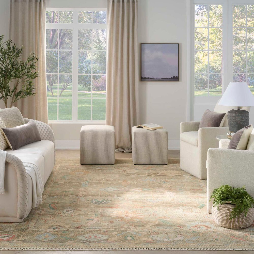 Nourison Heritage Vine HTV05 Charcoal 12&#39; x 15&#39; Area Rug, , large