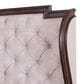 Belle Furnishings Provence Park 3-Piece Queen Upholstered Shelter Bedroom Set with Two Nightstands in Chateau Brown, , large