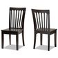 Baxton Studio Minette Side Chair in Dark Brown (Set of 2), , large
