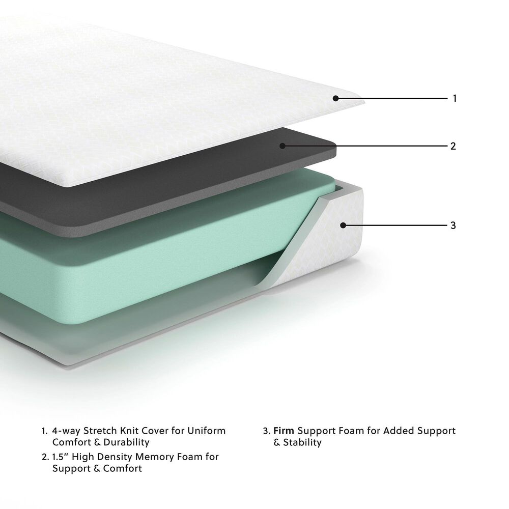 Ashley Chime 10&quot; Firm Tight Top Foam Twin Mattress, , large