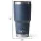 YETI Rambler 30 Oz Tumbler with MagSlider Lid in Ridgeline, , large