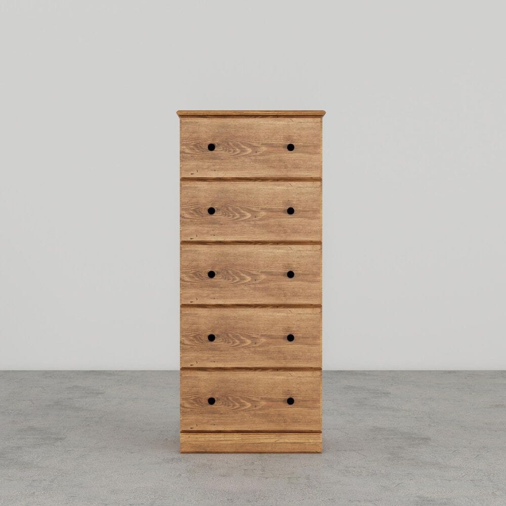 Lemoore Essentials 23" 5-Drawer Chest in Saratoga Pine, , large