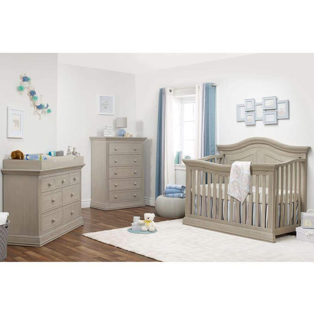 Sorelle Furniture Providence 4- in- 1 Crib in Heritage Fog, , large