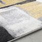 Surya Pepin PEI-1020 5"3" x 7"6" Black, Medium Gray and Mustard Area Rug, , large