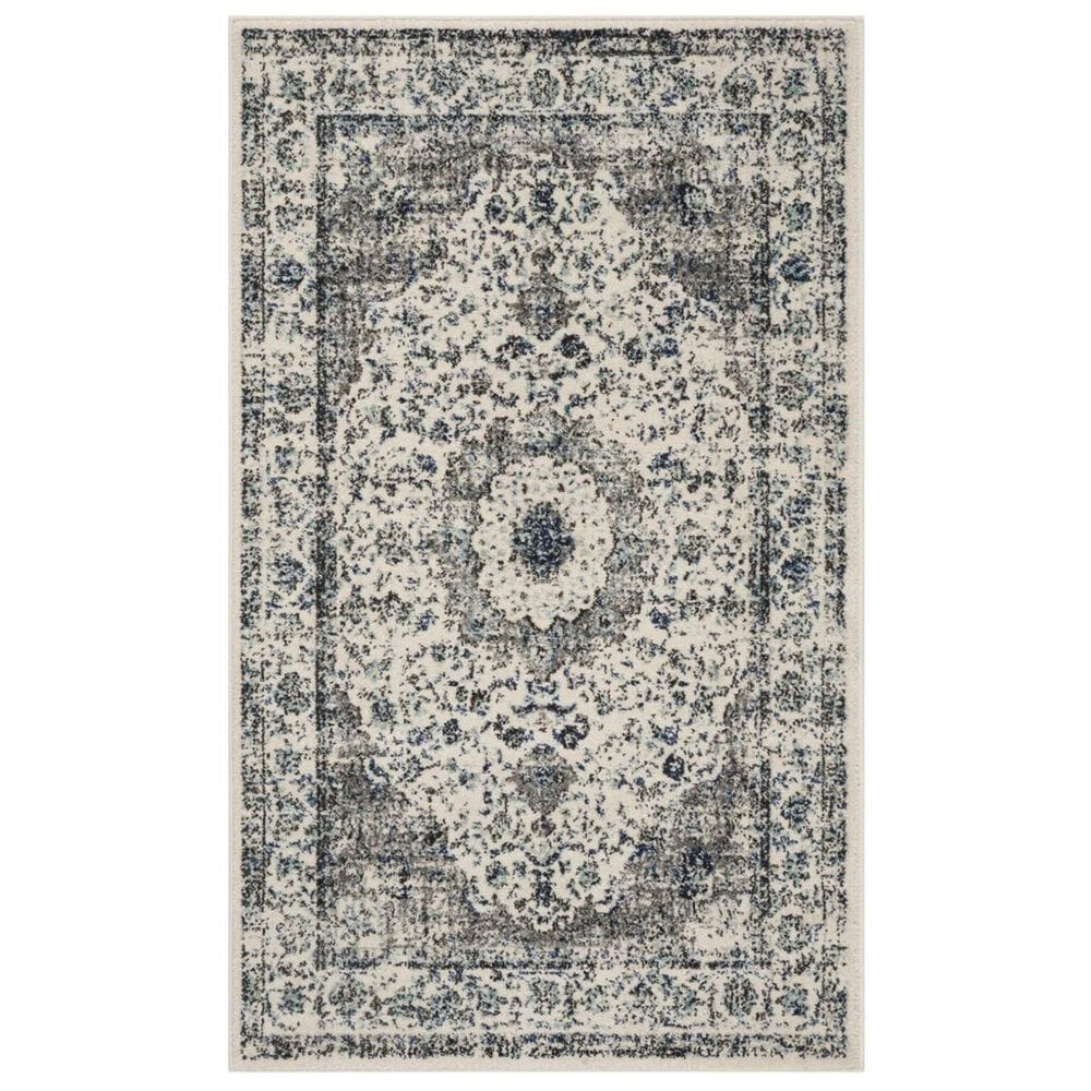 Safavieh Evoke EVK220D 2"2" x 4" Grey and Ivory Scatter Rug, , large