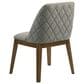 Coaster Franklin Side Chair with Grey Cushion in Dark Brown, , large