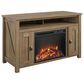 DHP Winthrop 47.75" TV Stand with Fireplace in Natural, , large