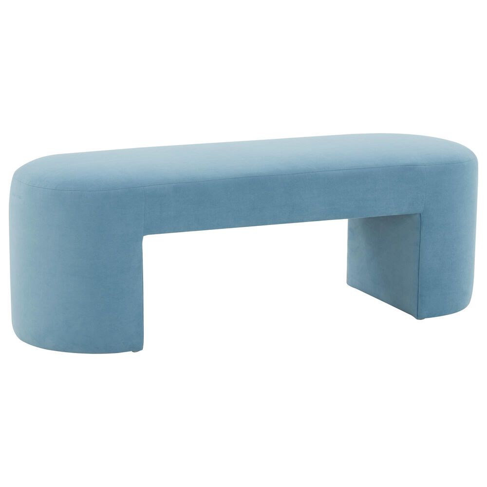 Tov Furniture Elena Bench in Light Blue NFM
