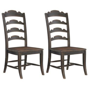 Hooker Furniture Hill Country Side Chair in Anthracite Black (Set of 2), , large