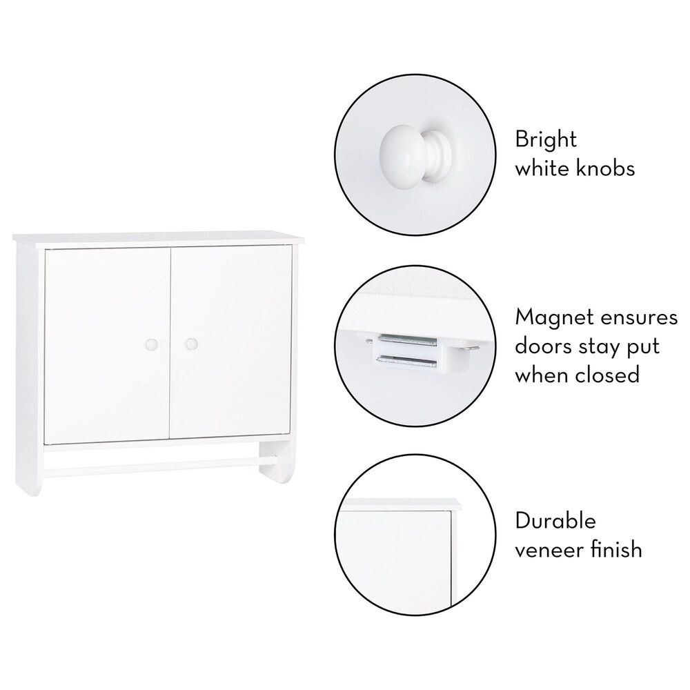 RiverRidge Home Medford 2-Door Wall Cabinet in White, , large