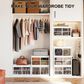 HOMLUX 3-Tier Storage Cabinet with Adjustable Shelves in White, , large