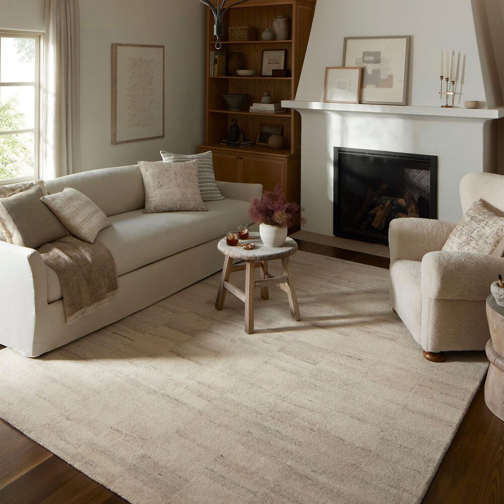 Amber Lewis x Loloi Rocky 11&#39;6&quot; x 15&#39; Natural and Fog Area Rug, , large