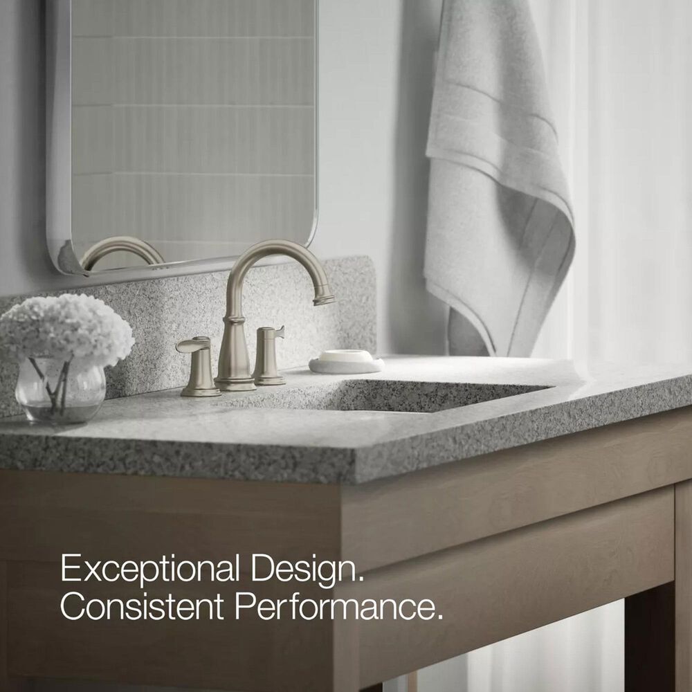 Kohler Bellera Widespread Bathroom Sink Faucet in Vibrant Brushed Nickel, , large