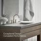 Kohler Bellera Widespread Bathroom Sink Faucet in Vibrant Brushed Nickel, , large