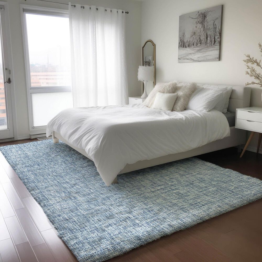 Dalyn Rug Company Voyage VY1 Denim 3' x 5' Area Rug, , large
