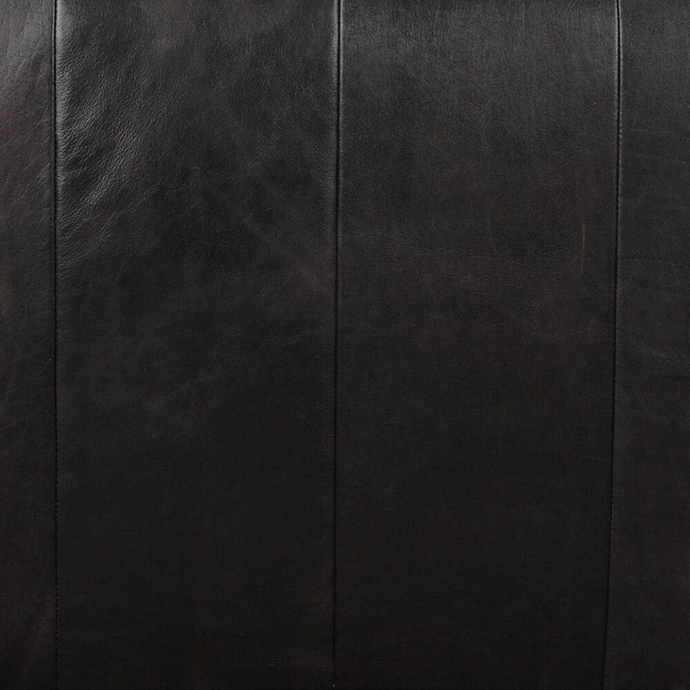 Moe&#39;s Home Collection Ramsay Leather Chaise in Black, , large
