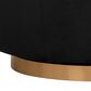 37B Hazel Swivel Lounge Chair in Black Sky Velvet, , large