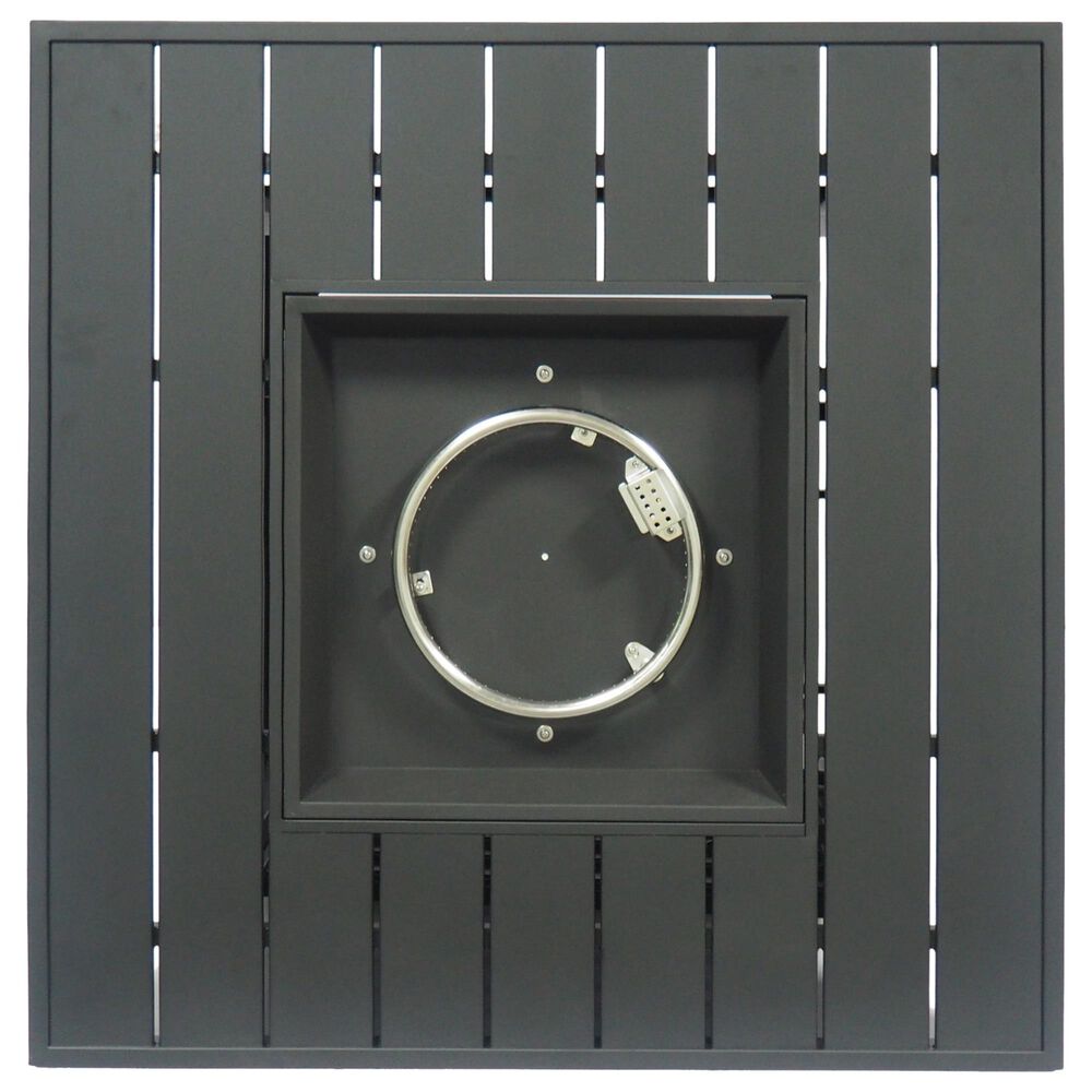 Noble House Rene Square Liquid Propane Fire Pit in Black, , large