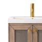 James Martin Vanities Chianti 20" Single Bathroom Vanity in Whitewashed Walnut with 3.5 cm White Glossy Resin Top and Rectangular Sink, , large