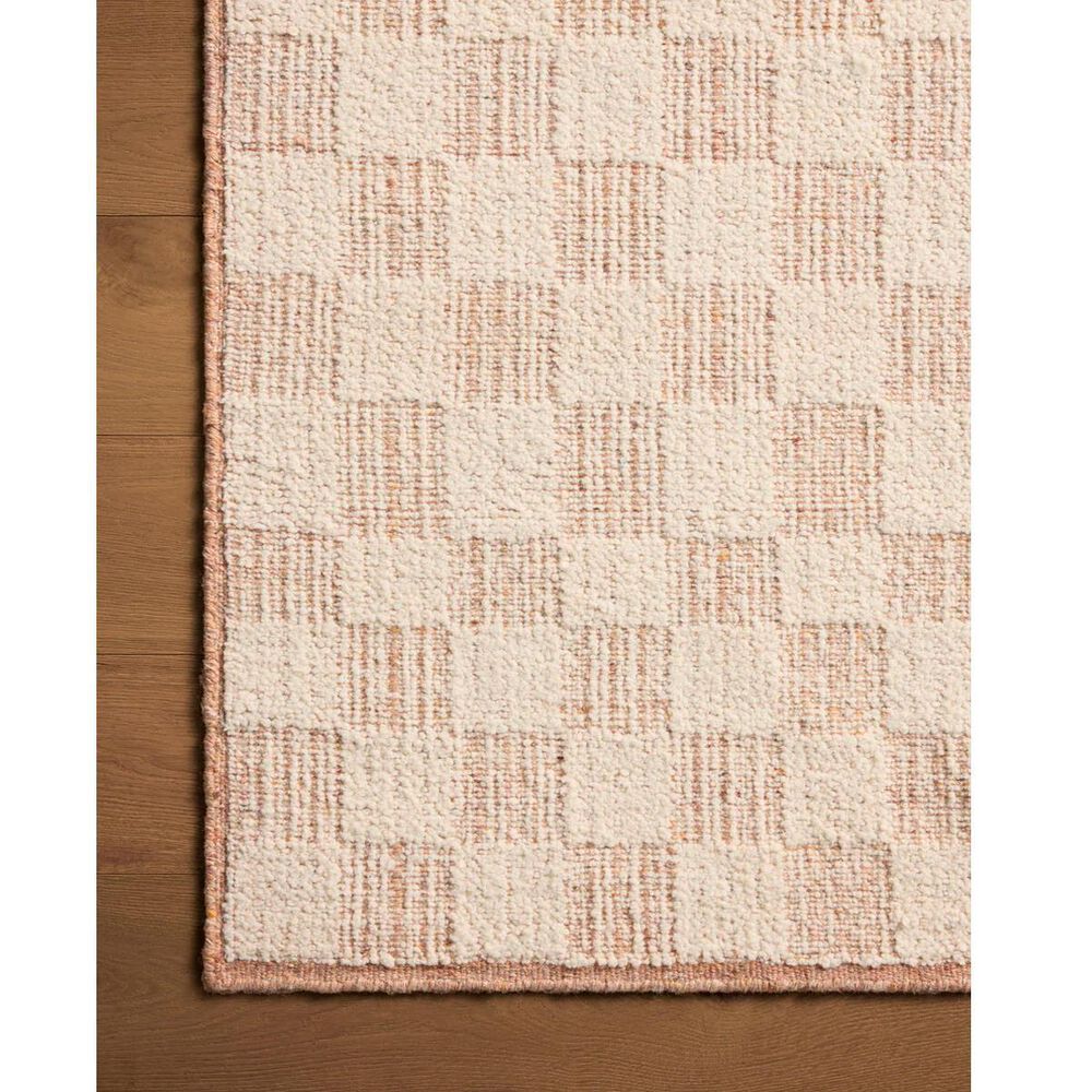 Loloi Brigette Romanek x Loloi Knox Ivory / Terracotta 7&#39;-9&quot; x 9&#39;-9&quot; Area Rug, , large
