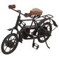 Maple and Jade Bicycle Sculptures in Black and Dark Brown (Set of 2), , large