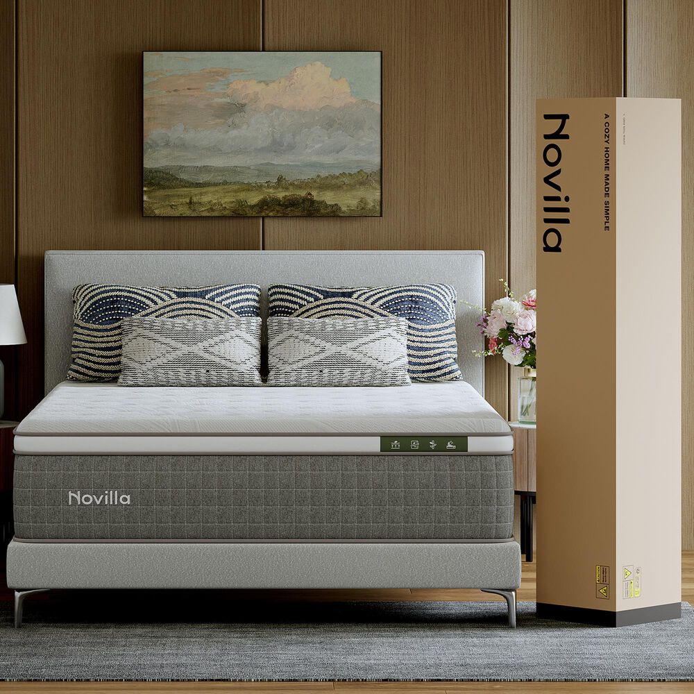 Novilla Vela 12" Medium Queen Mattress in a Box, , large