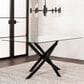 Sunset Furniture Lena Dining Table in Clear and Matte Black, , large