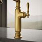 Kohler Tournant Semi-Professional Pull Down Kitchen Sink Faucet in Vibrant Brushed Moderne Brass, , large