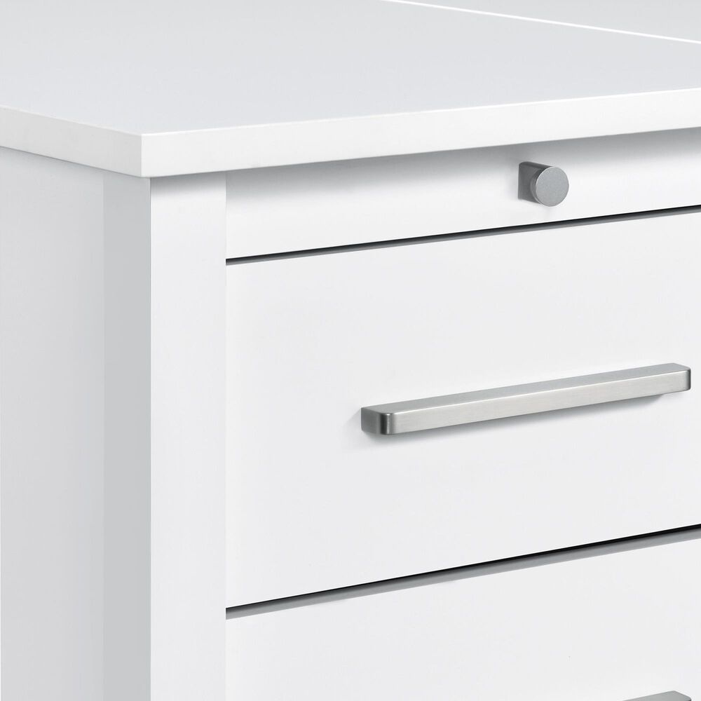 Coaster Dylan Lift Top Office Desk in White High Gloss, , large