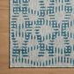 Loloi Easton Fog and Teal 7"10" x 10" Indoor/Outdoor Area Rug, , large