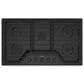Whirlpool 36" Gas Cooktop with 5 Burner in Black, , large