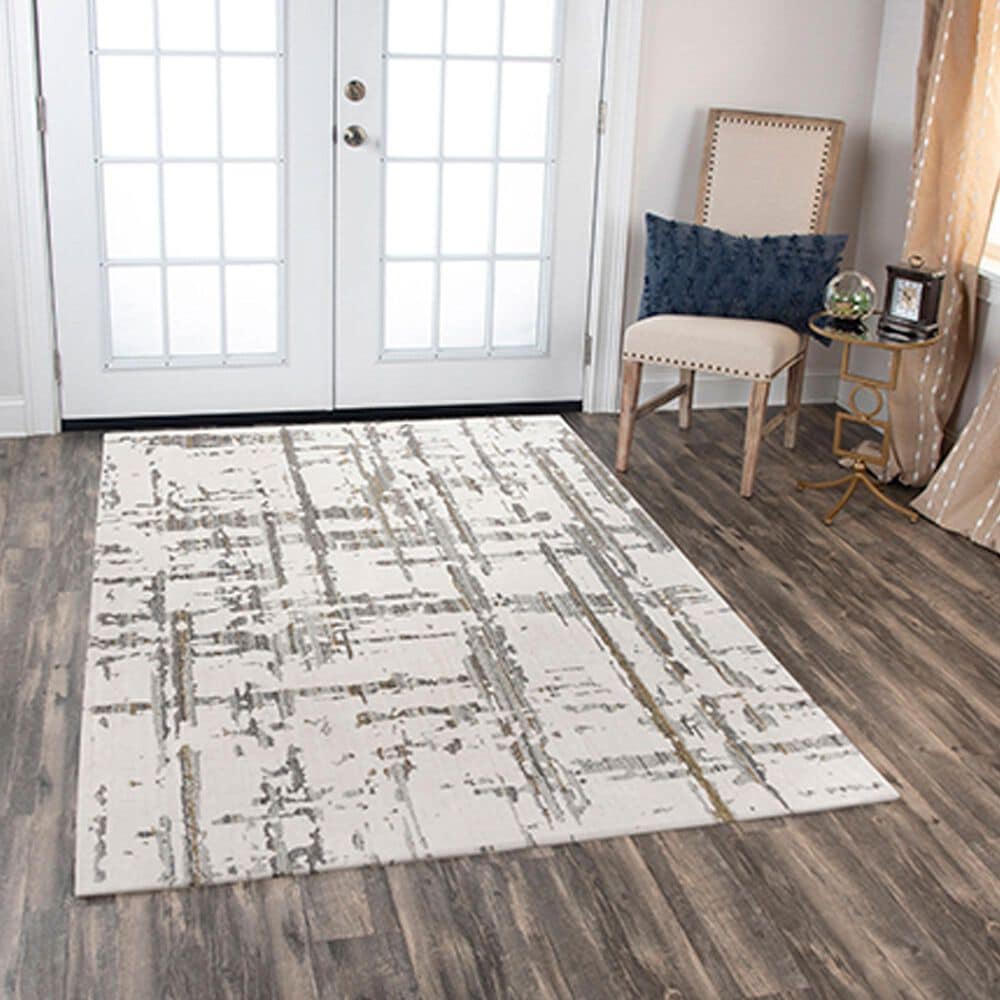 RIZZY Ankara Neutral 5'2" x 7'9" Area Rug, , large
