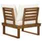 Linon Home Decor Skypark 2-Piece Outdoor Conversation Set in Teak Oil, , large
