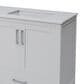 Lexora Home Jacques 72" Double Bathroom Vanity in White with 2 cm White Quartz Top and Rectangular Sinks, , large