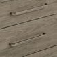 Crown Mark Veranda Queen Upholstered Panel Bed with Dresser, Chest, and Two Nightstands in Khaki, , large