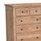 Hawthorne Furniture San Mateo 10-Drawer Dresser and Mirror in Wheat, , large