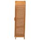Baxton Studio Paloma 1-Door Accent Cabinet with Shelves in Light Honey, , large