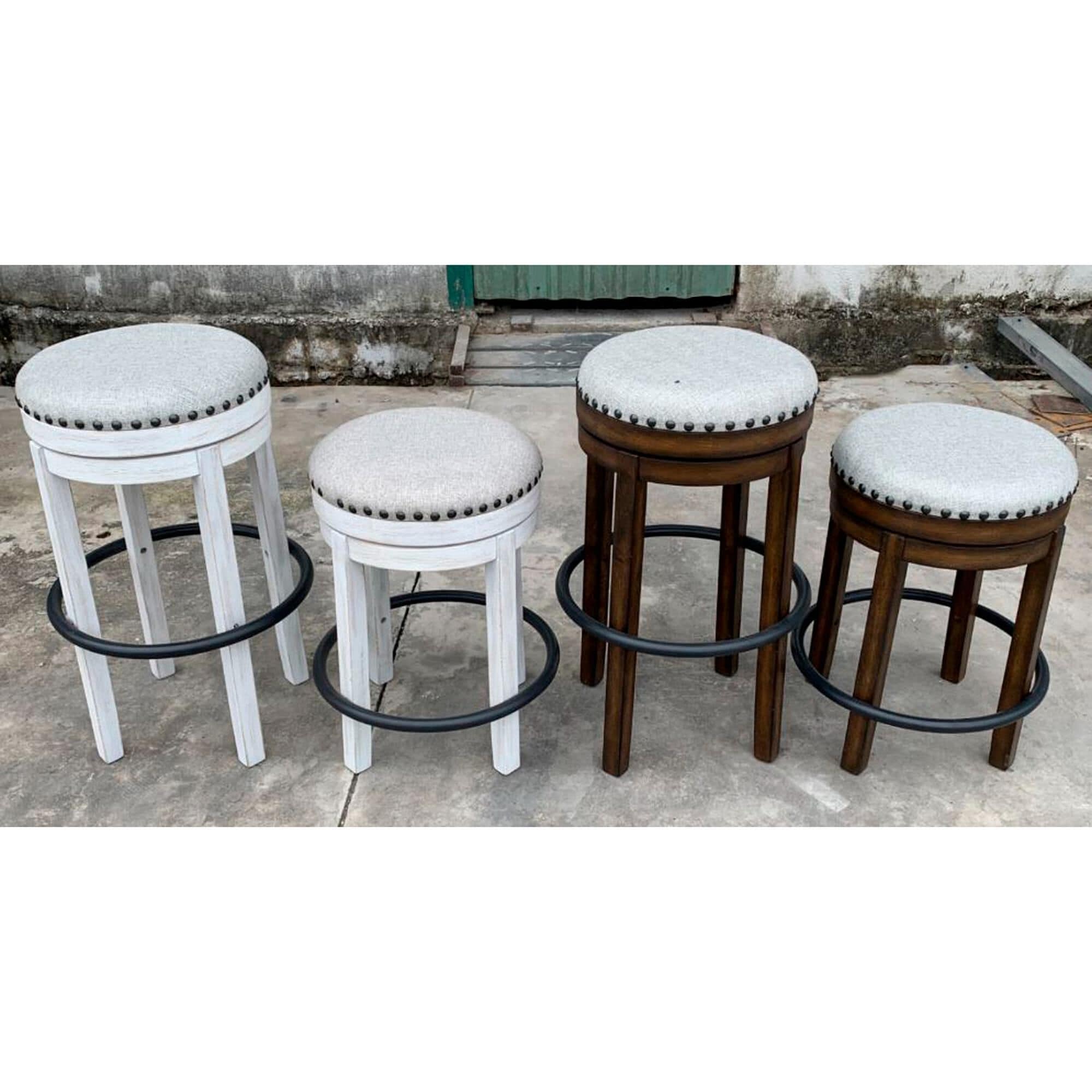 Ashley valebeck upholstered shop swivel barstool