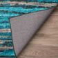 Dalyn Rug Company Brisbane Striped 8" x 10" Teal Area Rug, , large