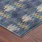 Dalyn Rug Company Soft Essentials Chevron Navy 1"8" x 2"6" Area Rug, , large