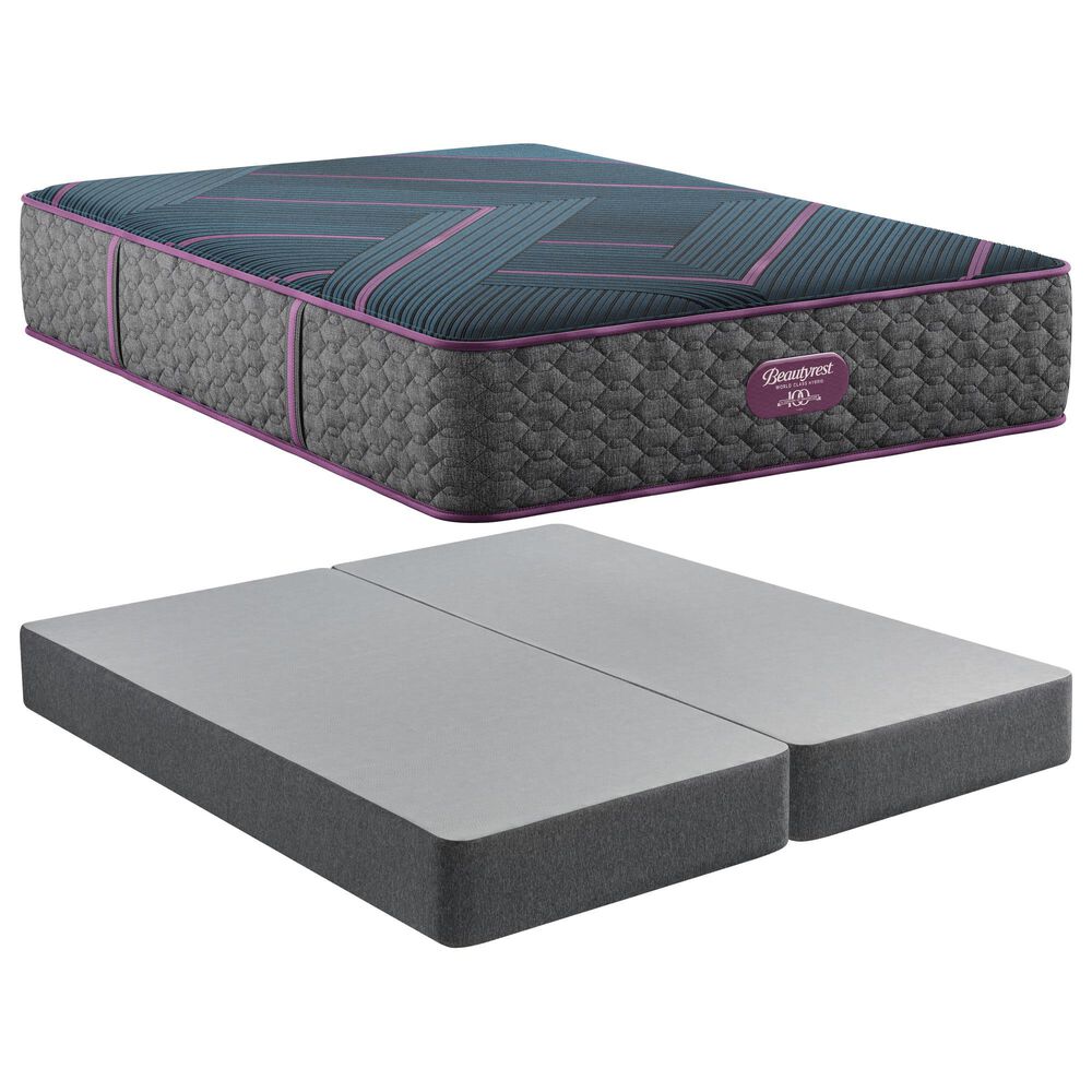 Beautyrest World Class Hybrid Level Three Medium King Mattress with High Profile Box Springs, , large