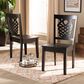 Baxton Studio Gervais Side Chair in Dark Brown (Set of 2), , large