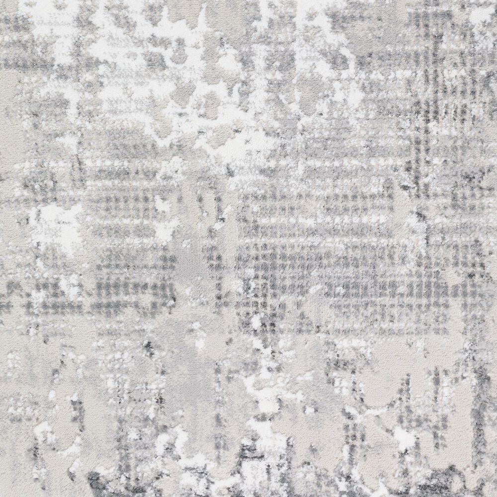 Dalyn Rug Company Rhodes Striped 3&#39;2&quot; x 5&#39;1&quot; Silver Area Rug, , large