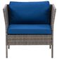 CorLiving Parksville Patio Armchair in Blended Gray, , large