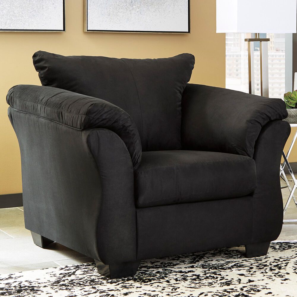 Ashley Darcy Accent Chair in Black, , large