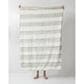 Duke Imports Leopard Stripe Plush Throw in Ivory and Cream, , large